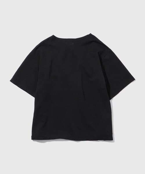 ADAM ET ROPE'(アダムエロペ)の「【KAPTAIN SUNSHINE/キャプテンサンシャイン】Washi Tenjiku Boatneck Half-sleeve Tee(Tシャツ/カットソー・メンズ・ブラック/キナリ・2/3/4)」の13枚目の写真
