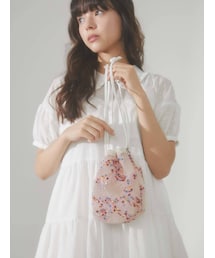 merry jenny | mistスパンコールシアーポシェット(ハンドバッグ)