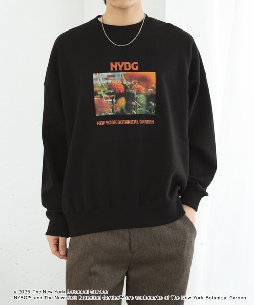 SENSE OF PLACE by URBAN RESEARCH（センスオブプレイスバイアーバンリサーチ）の「NYBG　クルーネックルーズスウェットB（スウェット・メンズ・BLUE/WHITE/BLACK・M/L）」の15枚目の写真