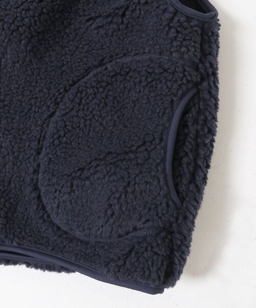 URBAN RESEARCH DOORS（アーバンリサーチドアーズ）の「GYMPHLEX　BOA HOODED SHORT VEST（ベスト・レディース・OYSTER/TAUPE/NAVY・14）」の11枚目の写真