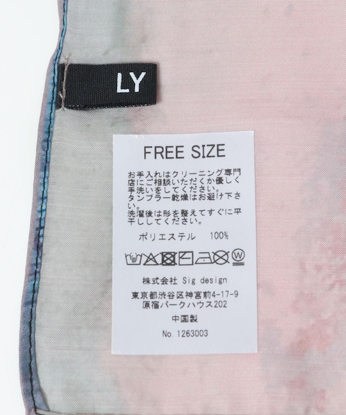 URBAN RESEARCH(アーバンリサーチ)の「LY POSTCARD SCARF(バンダナ/スカーフ・レディース・CAMEL/SHOP/MOSAIC/HOTEL・-)」の14枚目の写真