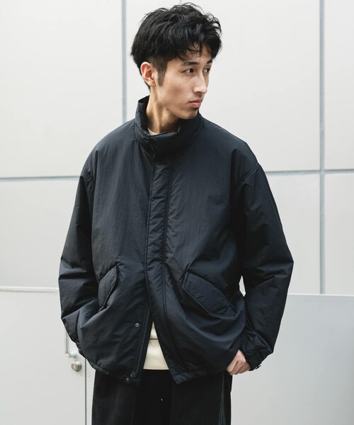 URBAN RESEARCH DOORS（アーバンリサーチドアーズ）の「中綿ショートモッズコート（モッズコート・メンズ・OLV CHK/CCL CHK/BLACK・M/L）」の14枚目の写真