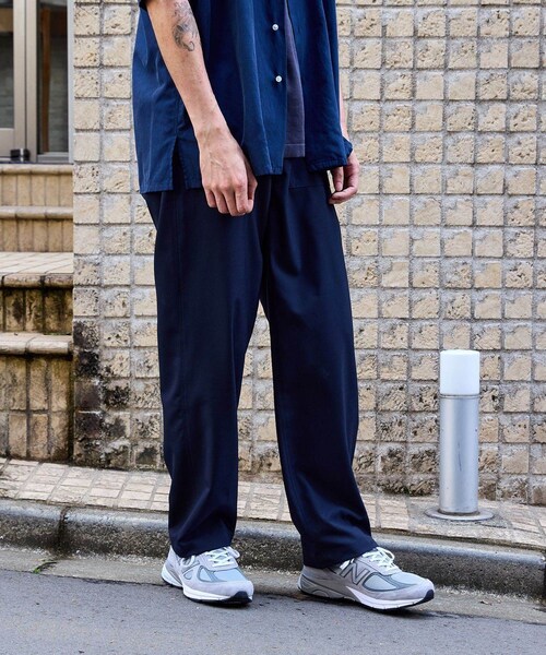 ADAM ET ROPE'（アダムエロペ）の「【WILD LIFE TAILOR】ライトウーステッド ベイカーパンツ（その他パンツ・メンズ・チャコール/ネイビー・L/M）」の19枚目の写真