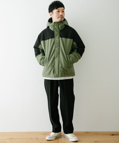 ITEMS URBANRESEARCH（アイテムズ アーバンリサーチ）の「中綿マウンテンパーカー（マウンテンパーカー・メンズ・KHK/BEG/CHA・M/L）」の8枚目の写真