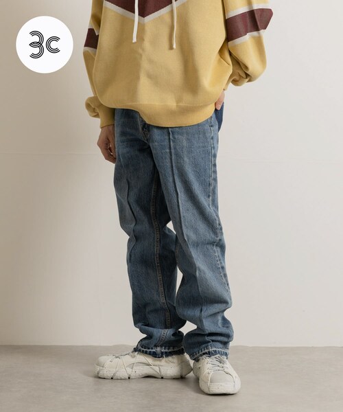 THE GOODLAND MARKET（ザグッドランドマーケット）の「TONY　REMAKE DENIM（デニムパンツ・メンズ・INDIGO1/INDIGO27/INDIGO26/INDIGO25/INDIGO24/INDIGO23/INDIGO22/INDIGO21/INDIGO20/INDIGO19/INDIGO18/INDIGO17/INDIGO16/INDIGO15/INDIGO14/INDIGO13/INDIGO12/INDIGO11/INDIGO10/INDIGO9/INDIGO8/INDIGO7/INDIGO6/INDIGO5/INDIGO4/INDIGO3/INDIGO2・M/L）」の4枚目の写真