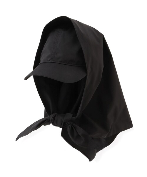 ADAM ET ROPE'（アダムエロペ）の「ストール付き2WAYキャップ / 撥水・UVケア（キャップ・レディース・ブラック/ベージュ系・F）」の11枚目の写真