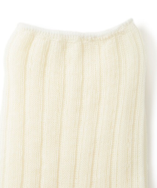 ADAM ET ROPE'(アダムエロペ)の「【R&D.M.Co-OLDMAN'S TAILOR】SOCKS(ソックス/靴下・レディース・オフホワイト/キャメル/オリーブ・F)」の15枚目の写真