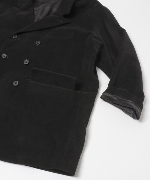 URBAN RESEARCH（アーバンリサーチ）の「THE DAY　MOLESKIN DOUBLE BREASTED JACKET（テーラードジャケット・メンズ・BLACK・2/3）」の11枚目の写真
