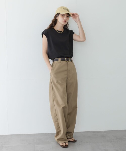 URBAN RESEARCH Sonny Label（アーバンリサーチサニーレーベル）の「エンブロイダリーメッセージキャップ（キャップ・レディース・イエローベージュ/ブルー/レッドブラウン・One）」の22枚目の写真