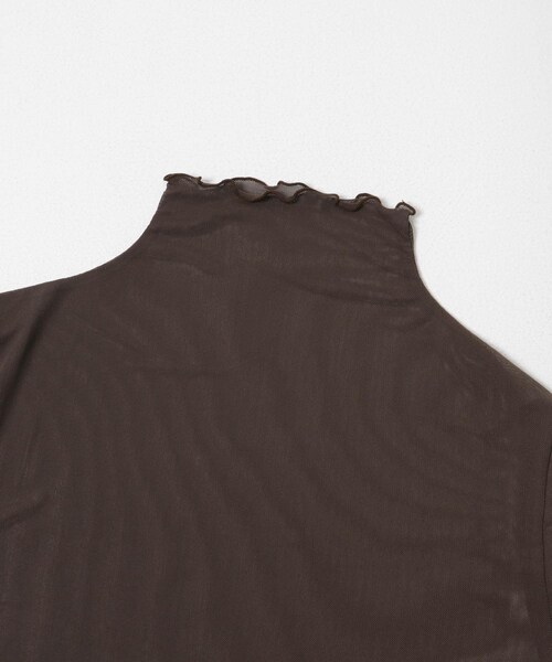 URBAN RESEARCH DOORS(アーバンリサーチドアーズ)の「ハイネックチュールインナー(Tシャツ/カットソー・レディース・DOT/BROWN/OFF・Free)」の19枚目の写真