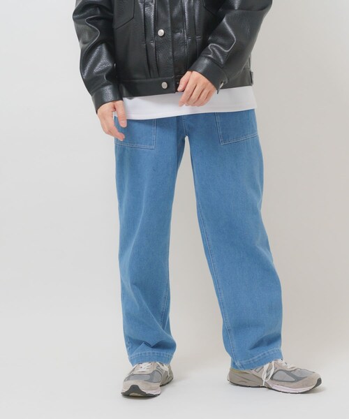 ITEMS URBANRESEARCH（アイテムズ アーバンリサーチ）の「デニム ベイカーパンツ（デニムパンツ・メンズ・BLK/NVY/BLU・M/L）」の17枚目の写真