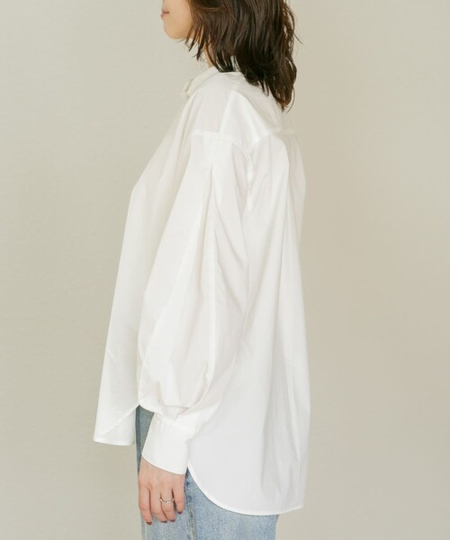 URBAN RESEARCH ROSSO（アーバンリサーチロッソ）の「YENN　PADDED COLLAR SHIRTS（シャツ/ブラウス・レディース・OWHITE/SAX・FREE）」の11枚目の写真