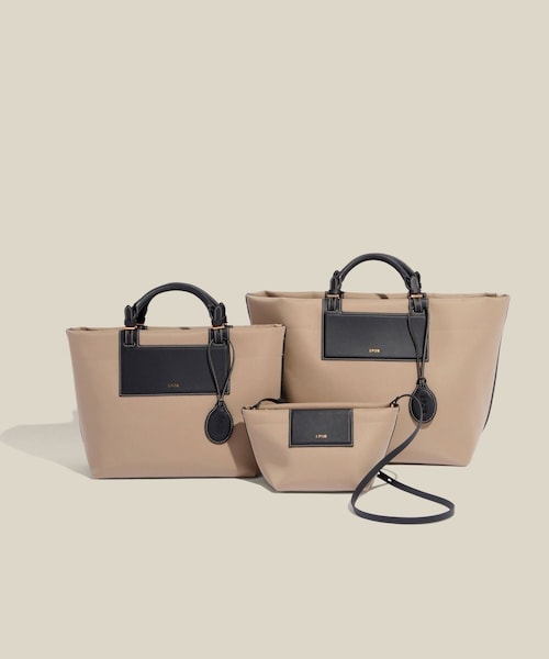 ROPE'（ロペ）の「【E'POR】BOAT BAG Mini/撥水・超軽量・26SS新型・新色追加（ショルダーバッグ・レディース・ブラック/ベージュ/ワイン・F）」の18枚目の写真