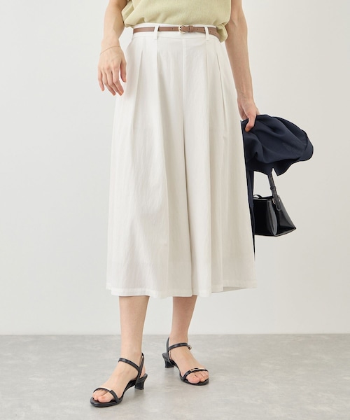 ROPE' PICNIC（ロペピクニック）の「ホワイトレーヨンナイロンガウチョパンツ（スラックス・レディース・ホワイト・L/M/S）」の18枚目の写真