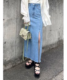 EMODA | ディープスリットデニムロングスカート(スカート)