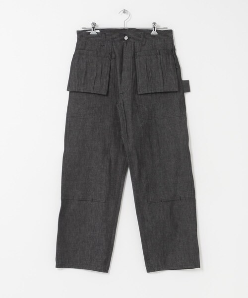 URBAN RESEARCH DOORS(アーバンリサーチドアーズ)の「SASSAFRAS LANDSCAPER GROWN PANTS(デニムパンツ・メンズ・INDIGO/BLACK・S/M/L)」の4枚目の写真