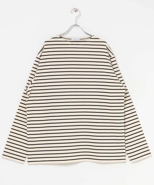 URBAN RESEARCH DOORS（アーバンリサーチドアーズ）の「FORK&SPOON　ボートネックボーダー（Tシャツ/カットソー・メンズ・ECR×BLK/ECR×RED/OFF×GRN・4/5）」の13枚目の写真