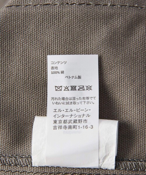 bonjour records(ボンジュールレコーズ)の「L.L.Bean/エル・エル・ビーン record tote bag for bonjor records exclusive(トートバッグ・レディース・チャコール/オレンジ・F)」の21枚目の写真