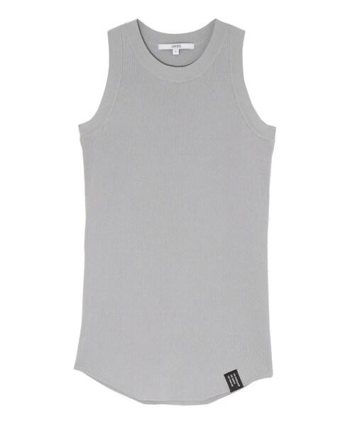 UN3D.（アンスリード）の「BASIC RIB KT TT（タンクトップ・レディース・ブラック/ホワイト/グレー/レッド/ライム/ブルー・F）」の5枚目の写真