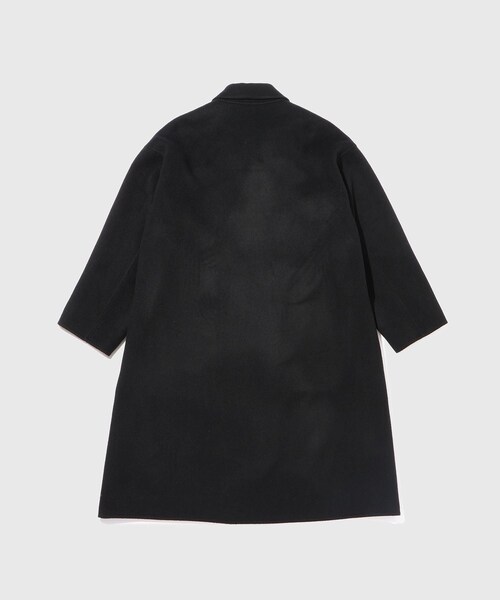 ADAM ET ROPE'（アダムエロペ）の「カシミヤ ダブルフェイス セミダブルコート / マフラー付き（ステンカラーコート・メンズ・ブラック・L/M）」の14枚目の写真
