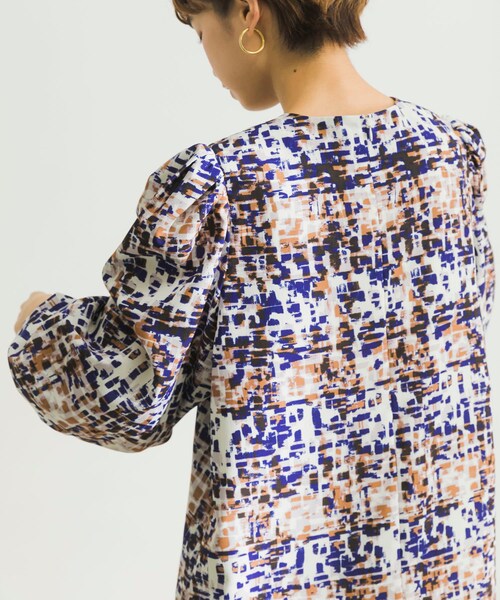 URBAN RESEARCH（アーバンリサーチ）の「アートチェック柄チュニックワンピース（チュニック・レディース・BROWN系/BLACK系・FREE）」の7枚目の写真