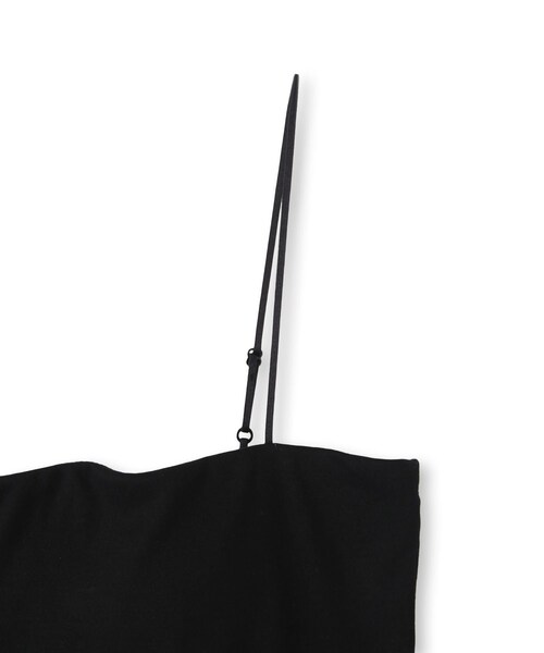 ROPE'（ロペ）の「【Lala Vie(ララヴィ)】別注カップ付きキャミソール(巾着付き)/イージーケア（キャミソール・レディース・ブラック/ホワイト・F）」の7枚目の写真