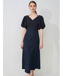 MERCURYDUO | クロップドブラウスセットマーメイドワンピース(ワンピース)