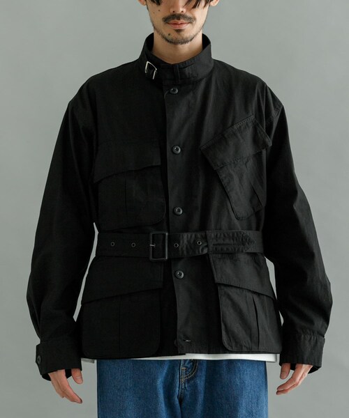URBAN RESEARCH（アーバンリサーチ）の「NEXUSVII.　FATIGUE MS MOD. JACKET（ミリタリージャケット・メンズ・BLACK・M/L）」の5枚目の写真