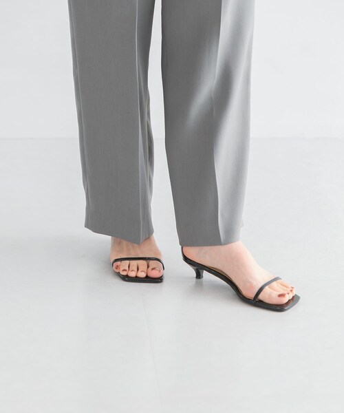 URBAN RESEARCH（アーバンリサーチ）の「ナローストラップサンダル（サンダル・レディース・E.BLACK/MAROON/E.BEIGE・36/37/38）」の5枚目の写真