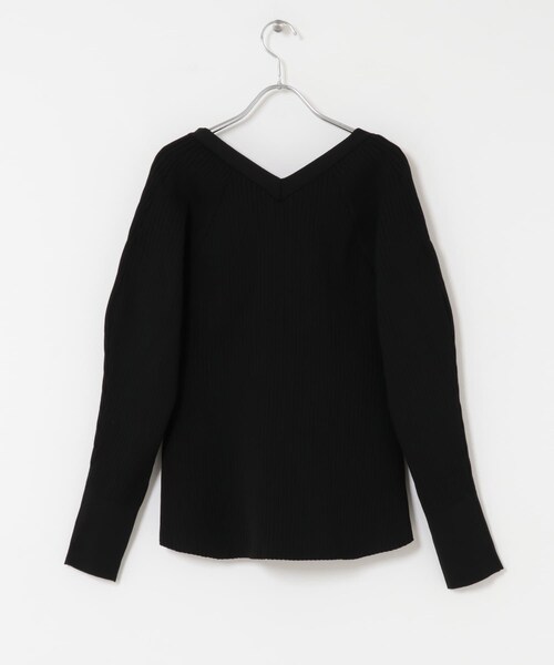 URBAN RESEARCH ROSSO（アーバンリサーチロッソ）の「ELENDEEK　SILHOUETTE ENSEMBLE KT（カーディガン/ボレロ・レディース・BLK/LVD・Free）」の13枚目の写真