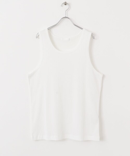 SENSE OF PLACE by URBAN RESEARCH（センスオブプレイスバイアーバンリサーチ）の「リブタンクトップ（タンクトップ・メンズ・WHITE/BLACK/MINT・M/L）」の7枚目の写真