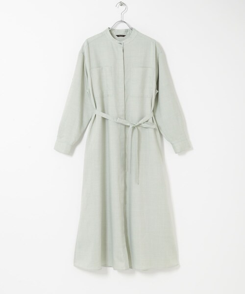 URBAN RESEARCH ROSSO（アーバンリサーチロッソ）の「ウォッシャブルリネンライクシャツワンピース（ワンピース・レディース・L/BEIGE/MINT/NAVY・Free）」の22枚目の写真
