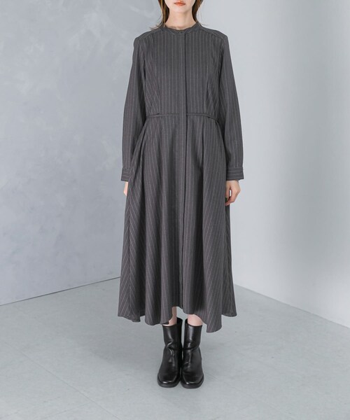 URBAN RESEARCH ROSSO（アーバンリサーチロッソ）の「『WEB限定』イレギュラーヘムワンピース（ワンピース・レディース・B/CHECK/G/STRIPE/N/STRIPE・FREE）」の21枚目の写真