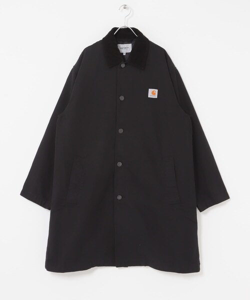 URBAN RESEARCH Sonny Label（アーバンリサーチサニーレーベル）の「carhartt　WEBSTER COAT（ステンカラーコート・メンズ・Black・S/M）」の11枚目の写真
