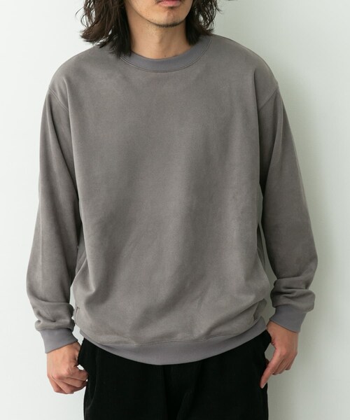 URBAN RESEARCH Sonny Label（アーバンリサーチサニーレーベル）の「クリーミータッチクルーネックプルオーバー（スウェット・メンズ・グレージュ/チャコール/ブルー・M/L/XL）」の21枚目の写真