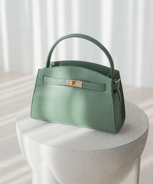 URBAN RESEARCH ROSSO（アーバンリサーチロッソ）の「AULENTTI　キーベルト付きミニハンドBAG（ハンドバッグ・レディース・MENTA/NERO・-）」の3枚目の写真