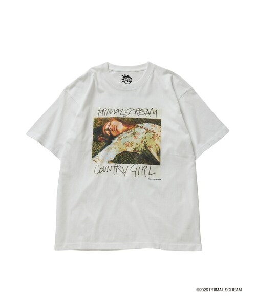 bonjour records(ボンジュールレコーズ)の「Primal Scream/プライマル・スクリーム for bonjour records Official T-shirt(Tシャツ/カットソー・レディース・ホワイト/ホワイト系・L/M/XL)」の19枚目の写真