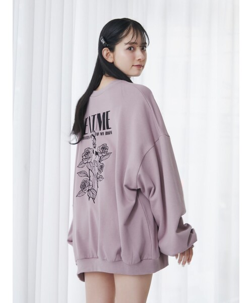EATME（イートミー）の「エンブロイダリースウェットTOP