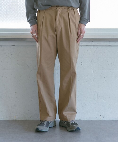 URBAN RESEARCH DOORS(アーバンリサーチドアーズ)の「インタックチノトラウザー(チノパンツ・メンズ・Navy/Beige/Khaki・38/40)」の16枚目の写真