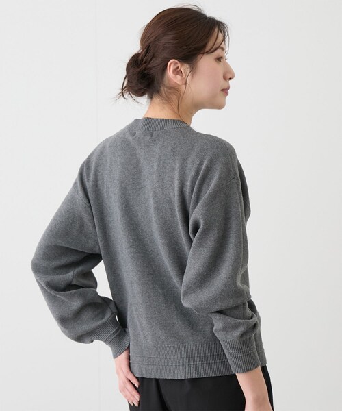 Jayro（ジャイロ）の「ジャガードロゴニットプルオーバー（ニット/セーター・レディース・チャコール/ライトグレー/パープル・F）」の17枚目の写真