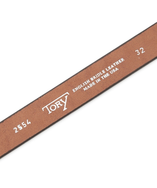 ADAM ET ROPE'（アダムエロペ）の「【TORY】NICKEL D RING & BUCKLE（ベルト・メンズ・ブラック/キャメル・L/M）」の6枚目の写真