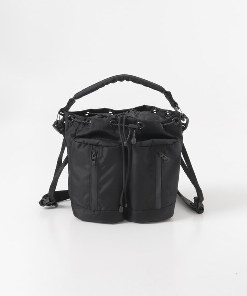 THE GOODLAND MARKET（ザグッドランドマーケット）の「F/CE.　re/cor TACTICAL 2WAY DRAWSTRING（ショルダーバッグ・レディース・Black/Gray・FREE）」の4枚目の写真