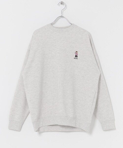 ITEMS URBANRESEARCH（アイテムズ アーバンリサーチ）の「TeddyBear ワンポイント スウェット（スウェット・メンズ・OML/BGD/GRN/NVY・M/L）」の11枚目の写真