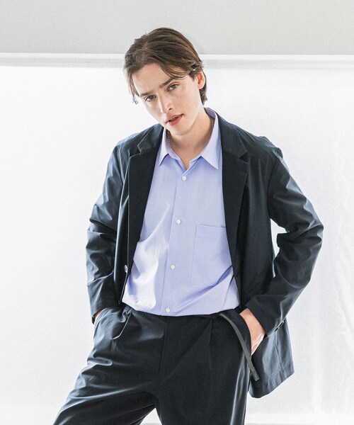 URBAN RESEARCH（アーバンリサーチ）の「『撥水』SOLOTEX STRETCH JACKET（テーラードジャケット・メンズ・D.NAVY/BLACK/ICE GRAY・S/M/L）」の15枚目の写真