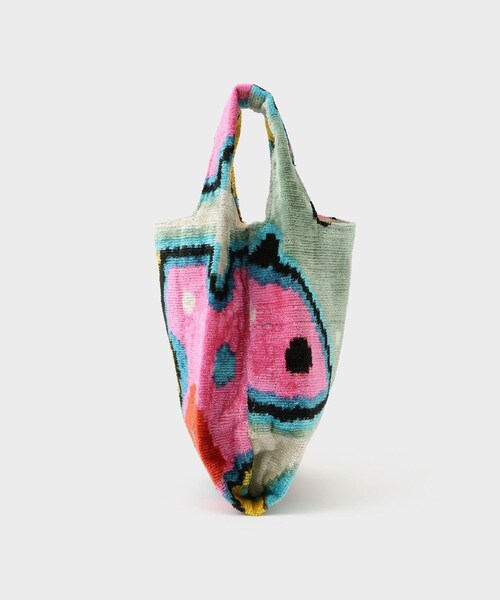 ROPE'(ロペ)の「【Kilim ARTS(キリム アーツ)】SUPERMARKET VELVET BAG|バック(ハンドバッグ・レディース・ブルー系/その他・F)」の9枚目の写真