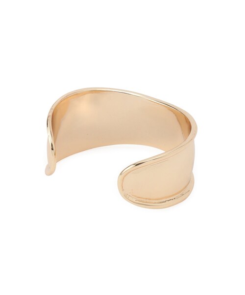 VIS（ビス）の「ニュアンスワイドメタルバングル（バングル/リストバンド・レディース・ゴールド/シルバー・F）」の11枚目の写真