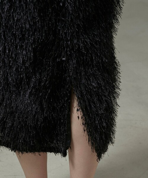 ADAM ET ROPE'(アダムエロペ)の「【COUTURE D'ADAM】Flinged Skirt(スカート・レディース・ブラック・38)」の16枚目の写真