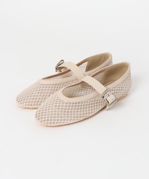 URBAN RESEARCH Sonny Label（アーバンリサーチサニーレーベル）の「メッシュストラップフラットシューズ（その他シューズ・レディース・ブラック/オフ・S/M/L）」の8枚目の写真