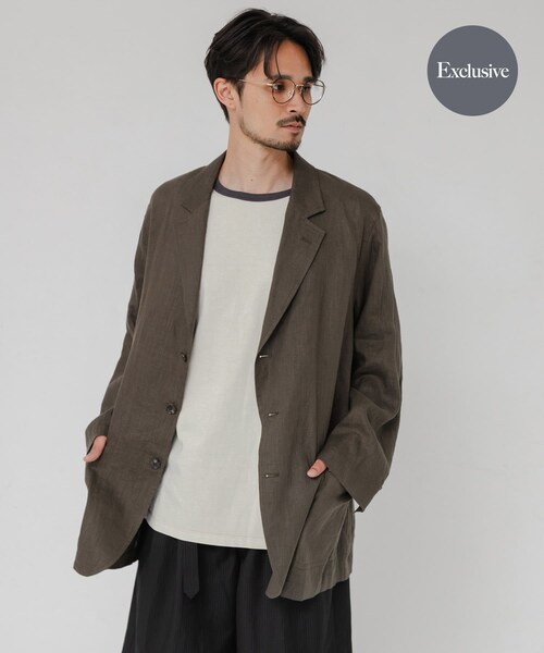 URBAN RESEARCH(アーバンリサーチ)の「『別注』CHEMISE D'ADAM×URBAN RESEARCH SHIRTS JACKET SINGLE(テーラードジャケット・メンズ・BLACK/BLUE/BROWN・38/40/42)」の18枚目の写真