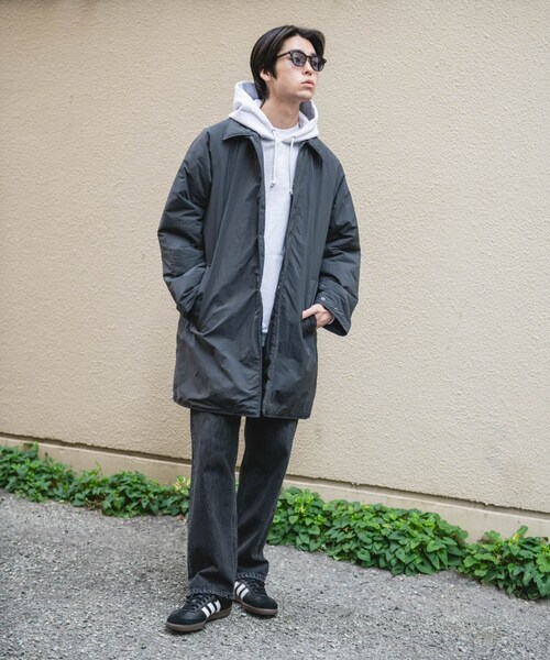 URBAN RESEARCH DOORS(アーバンリサーチドアーズ)の「ライトナイロン パデット バルマカンコート(テーラードジャケット・メンズ・L.GRAY/CHARCOAL/BLACK・M/L)」の21枚目の写真